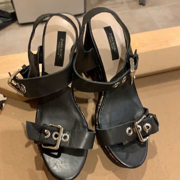 Worn once. Zara heels, size 6. - Picture 2 of 2